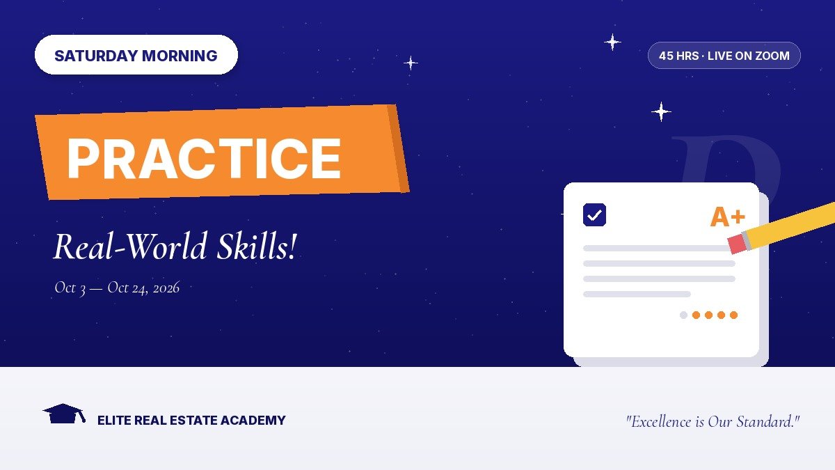 Real Estate Practice — Morning Weekend